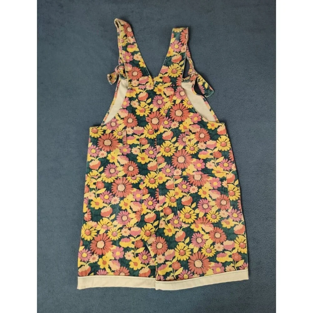 Lucy & Yak Overall Shortalls Women 18R "The Florian Print Easton" Organic Cotton - Picture 8 of 11